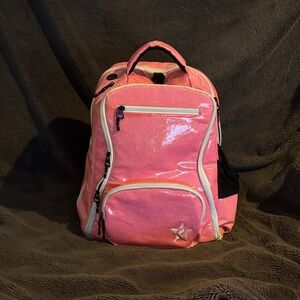 Sparkling Pink Backpack with Star Detail